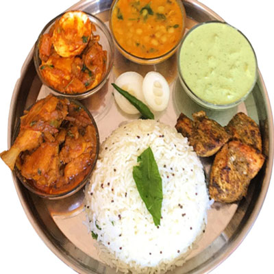 "Non Veg Thali Chicken (Navya Grand) - Click here to View more details about this Product